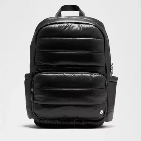 NEW Lululemon Everywhere Backpack Black Wunder Puff 22L Laptop School Gym Bag - Picture 2 of 15